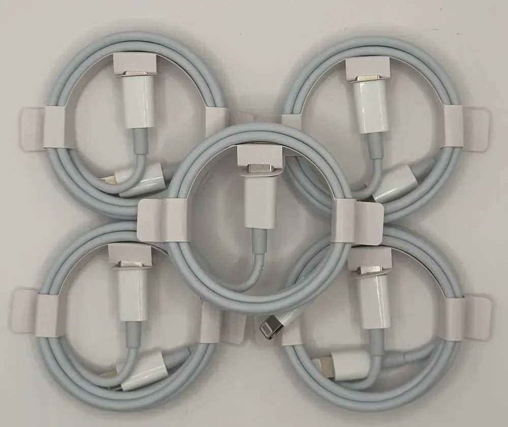 Lot 5 USB-C to iPhone Charging Cable Fast Charger Cord for iPhone iPad 3ft - NEW